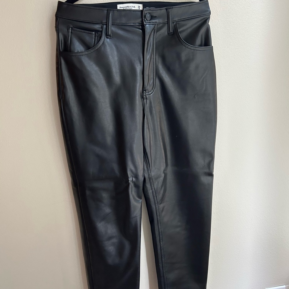 Abercrombie & Fitch Vegan Leather Pants